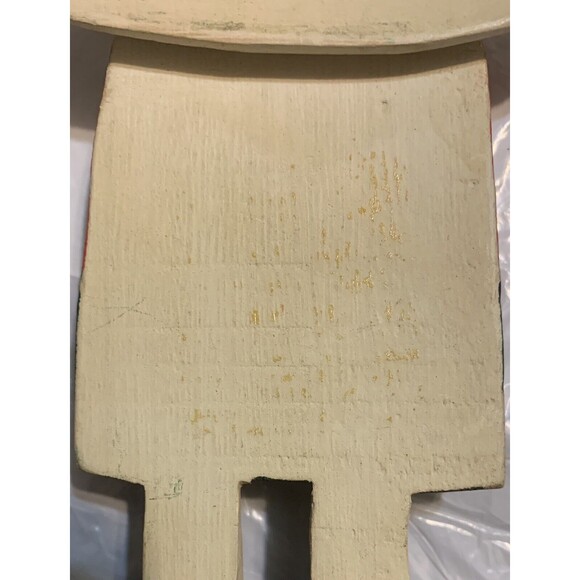 Ilona Steelhammer Wood Angel Musician Figures Folk Art Primitive Lot of 2 - Picture 8 of 8